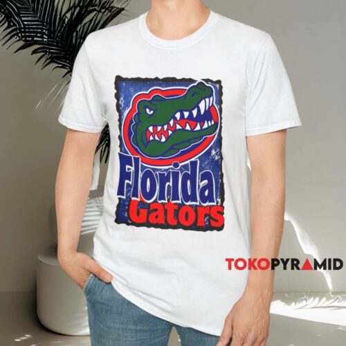 Vintage Florida Gators Distressed Logo Shirt White T shirt