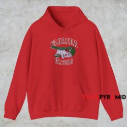 Vintage Florida Gators Eating Bulldog Shirt Red Hoodie