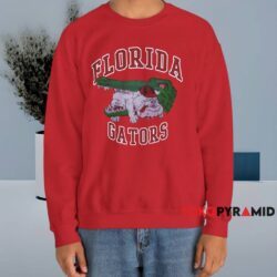 Vintage Florida Gators Eating Bulldog Shirt Red Sweatshirt