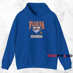 Vintage Florida Gators Retro Triangle Logo Shirt Blue Hoodie