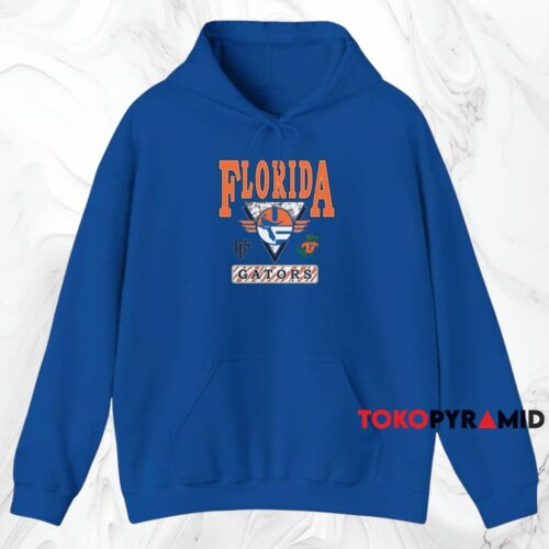 Vintage Florida Gators Retro Triangle Logo Shirt Blue Hoodie