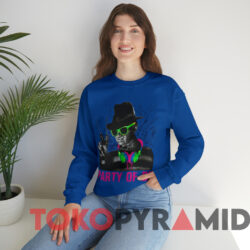 Vintage Freddy Krueger Party Or Die T-shirt 3 Vintage Freddy Krueger Party Or Die T shirt Blue Sweatshirt
