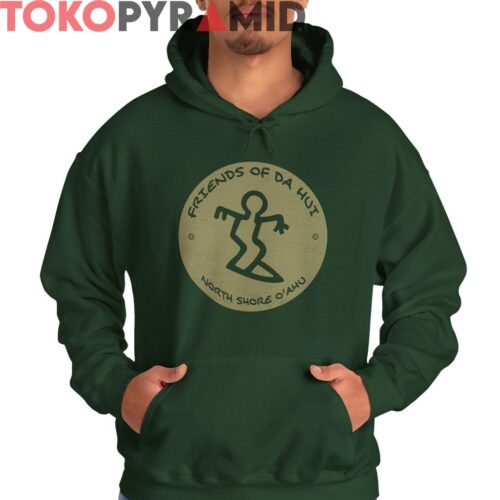 Vintage Friends of Da Hui Surf Shirt North Shore O'Ahu