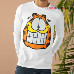 Vintage Garfield Big Face Shirt 4 Vintage Garfield Big Face Long sleeved