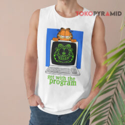 Vintage Garfield Get With The Program Shirt 2 Vintage Garfield Get With The Program Tank Top