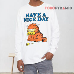 Vintage Garfield Have A Nice Day Shirt 4 Vintage Garfield Have A Nice Day Long sleeved
