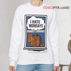 Vintage Garfield I Hate Mondays Shirt 3 Vintage Garfield I Hate Mondays Sweatshirt