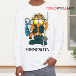 Vintage Garfield Minnesota Fishing Shirt 4 Vintage Garfield Minnesota Fishing Long sleeved