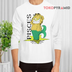 Vintage Garfield Pisces Shirt 4 Vintage Garfield Pisces Long sleeved