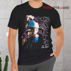 Vintage Garth Brooks On Tour 1992 Black T shirt