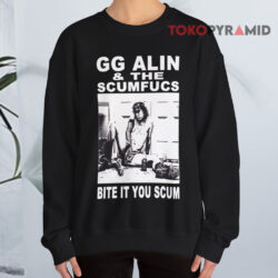 Vintage Gg Allin & The Scumfucs Shirt Bite It You Scum Sweatshirt