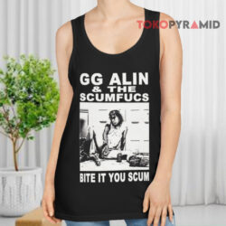 Vintage Gg Allin & The Scumfucs Shirt Bite It You Scum Tank Top