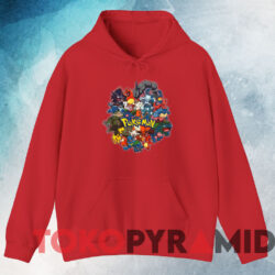 Vintage Giant Pokemon T-shirt 3 Vintage Giant Pokemon T shirt Red Hoodie