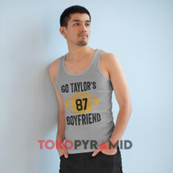 Vintage Go Taylor's Boyfriend Grey Tank Top