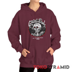 Vintage Grateful Dead 1980 On The Road Again Rare Hoodie