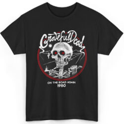 Vintage Grateful Dead 1980 On The Road Again Rare Shirt