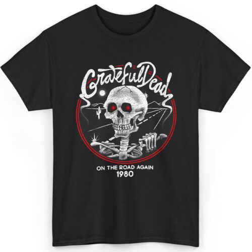 Vintage Grateful Dead 1980 On The Road Again Rare Shirt