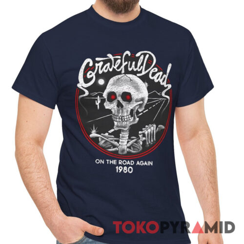 Vintage Grateful Dead 1980 On The Road Again Rare T Shirt
