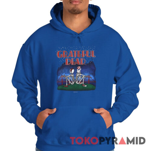 Vintage Grateful Dead 1981 San Francisco Golden Gate Bridge Rare Hoodie