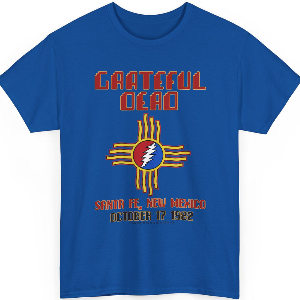 Vintage Grateful Dead 1982 Santa Fe New Mexico Rare Shirt Vintage Grateful Dead 1982 Santa Fe New Mexico Rare Shirt