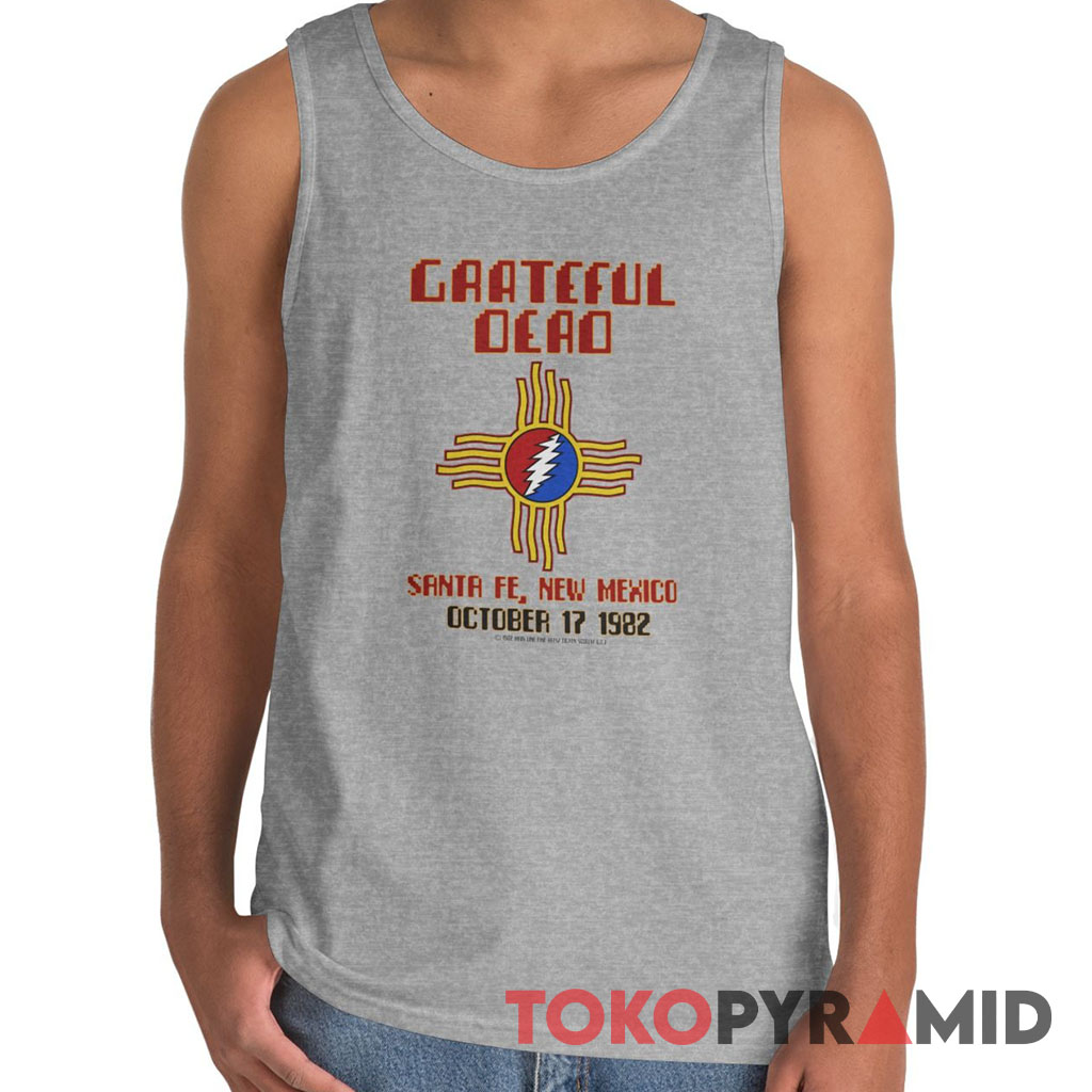Vintage Grateful Dead 1982 Santa Fe New Mexico Rare Tank Top Vintage Grateful Dead 1982 Santa Fe New Mexico Rare Tank Top