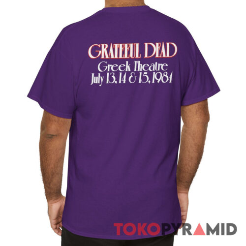 Vintage Grateful Dead 1984 Greek Theatre Rare Shirt Back