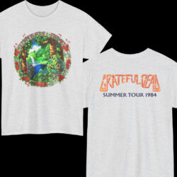 Vintage Grateful Dead 1984 Summer Tour Skeleton In The Forest Shirt