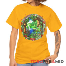 Vintage Grateful Dead 1984 Summer Tour Skeleton In The Forest Shirt Front