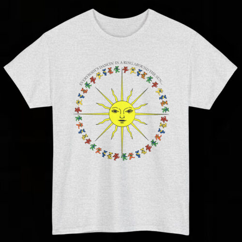 Vintage Grateful Dead 1988 Dancing Bears Shirt Everybody’s Dancing In A Ring Around The Sun Shirt