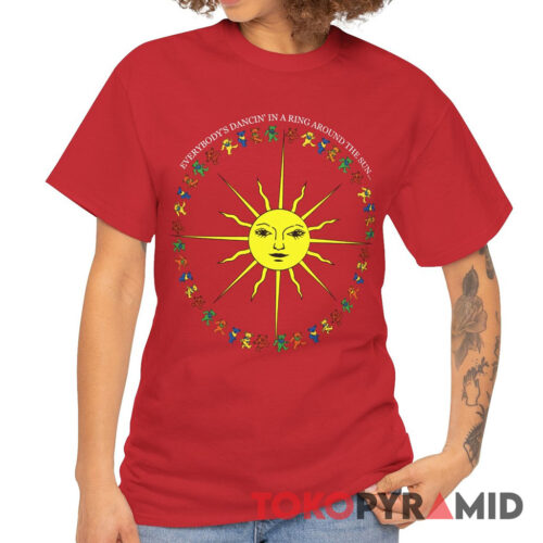 Vintage Grateful Dead 1988 Dancing Bears Shirt Everybody’s Dancing In A Ring Around The Sun T Shirt