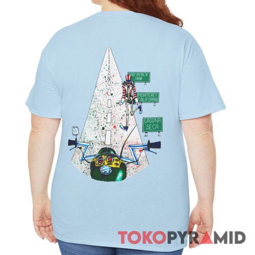 Vintage Grateful Dead 1988 Motorcycle Psycle Sam Shirt Back