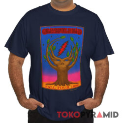 Vintage Grateful Dead 1989 Fall Tour Tree Of Life Shirt Front