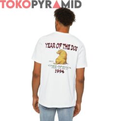Vintage Grateful Dead 1994 Year Of The Dog 2-sided Rare Shirt 2 Vintage Grateful Dead 1994 Year Of The Dog 2 Sided Rare White Shirt Back