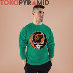 Vintage Grateful Dead Cleveland Browns Dog Steal Your Face Shirt 3 Vintage Grateful Dead Cleveland Browns Dog Steal Your Face