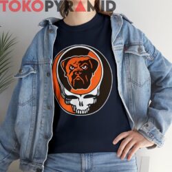 Vintage Grateful Dead Cleveland Browns Dog Steal Your Face Shirt 2 Vintage Grateful Dead Cleveland Browns Dog Steal Your Face
