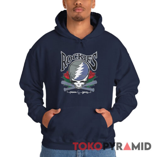 Vintage Grateful Dead Colorado Rockies National League Hoodie