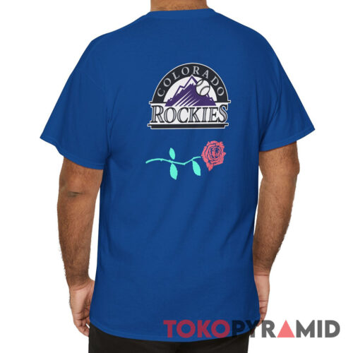 Vintage Grateful Dead Colorado Rockies National League Shirt Back