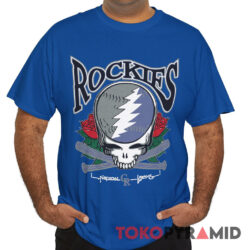Vintage Grateful Dead Colorado Rockies National League Shirt Front