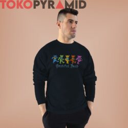 Vintage Grateful Dead Dancing Bears Gothic Text Rare