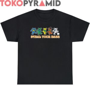 Vintage Grateful Dead Dancing Bears San Francisco Giants 2019 Steal Your Base Rare Shirt