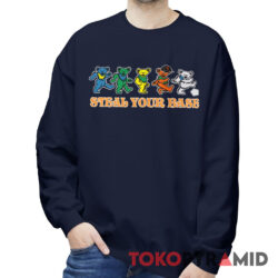 Vintage Grateful Dead Dancing Bears San Francisco Giants 2019 Steal Your Base Rare Sweatshirt