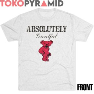 Vintage Grateful Dead Dancing Bears Vodka Absolutely Grateful 2 Sided Rare