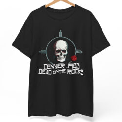 Vintage Grateful Dead Denver 1983 Dead On The Rocks Rare Shirt