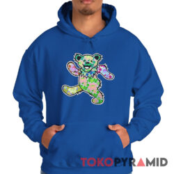 Vintage Grateful Dead Floral Dancing Bear Rare Shirt 4 Vintage Grateful Dead Floral Dancing Bear Rare Hoodie