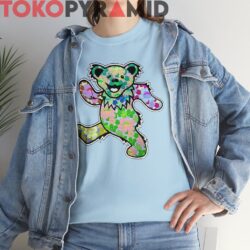 Vintage Grateful Dead Floral Dancing Bear Rare Shirt 4 Vintage Grateful Dead Floral Dancing Bear Rare