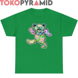 Vintage Grateful Dead Floral Dancing Bear Rare