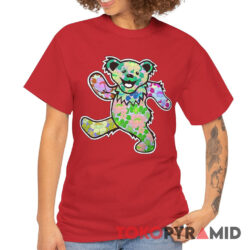 Vintage Grateful Dead Floral Dancing Bear Rare T Shirt