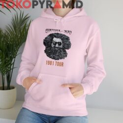 Vintage Grateful Dead Jerry Garcia 1981 Tour Rare Shirt 3 Vintage Grateful Dead Jerry Garcia 1981 Tour Rare