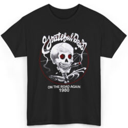 Vintage Grateful Dead On The Road Again 1980 Rare Shirt