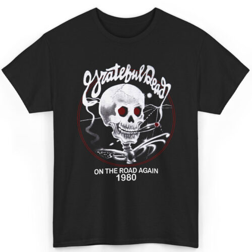 Vintage Grateful Dead On The Road Again 1980 Rare Shirt